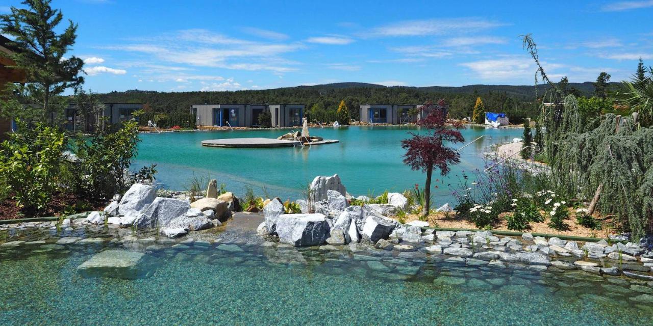 Kittenberger Chalets am Gartensee Schiltern bei Langenlois Exterior foto