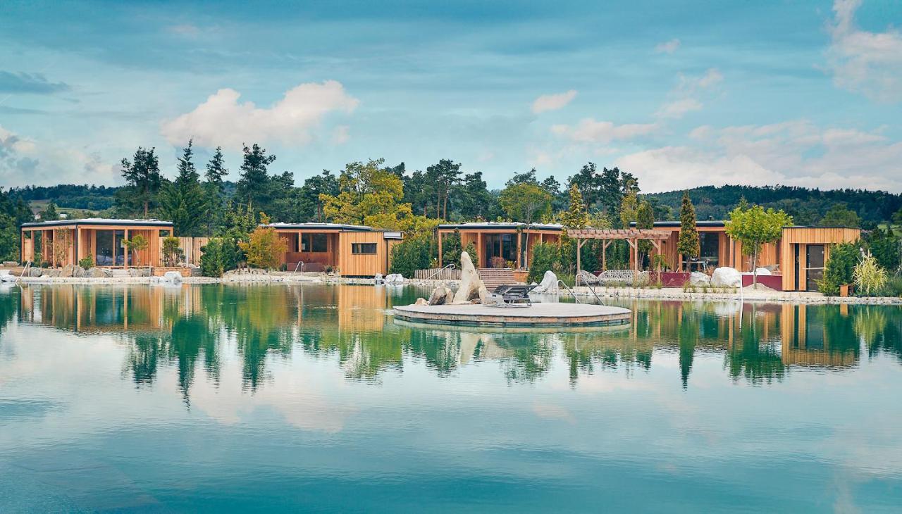 Kittenberger Chalets am Gartensee Schiltern bei Langenlois Exterior foto